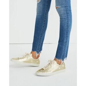 Madewell x VEJA Women’s Gold Leather Star Sneakers Low Top EUC